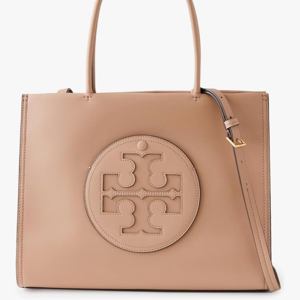 Tory Burch Tan Leather Ella Small Bio Tote